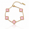Blush Clover Bracelet
