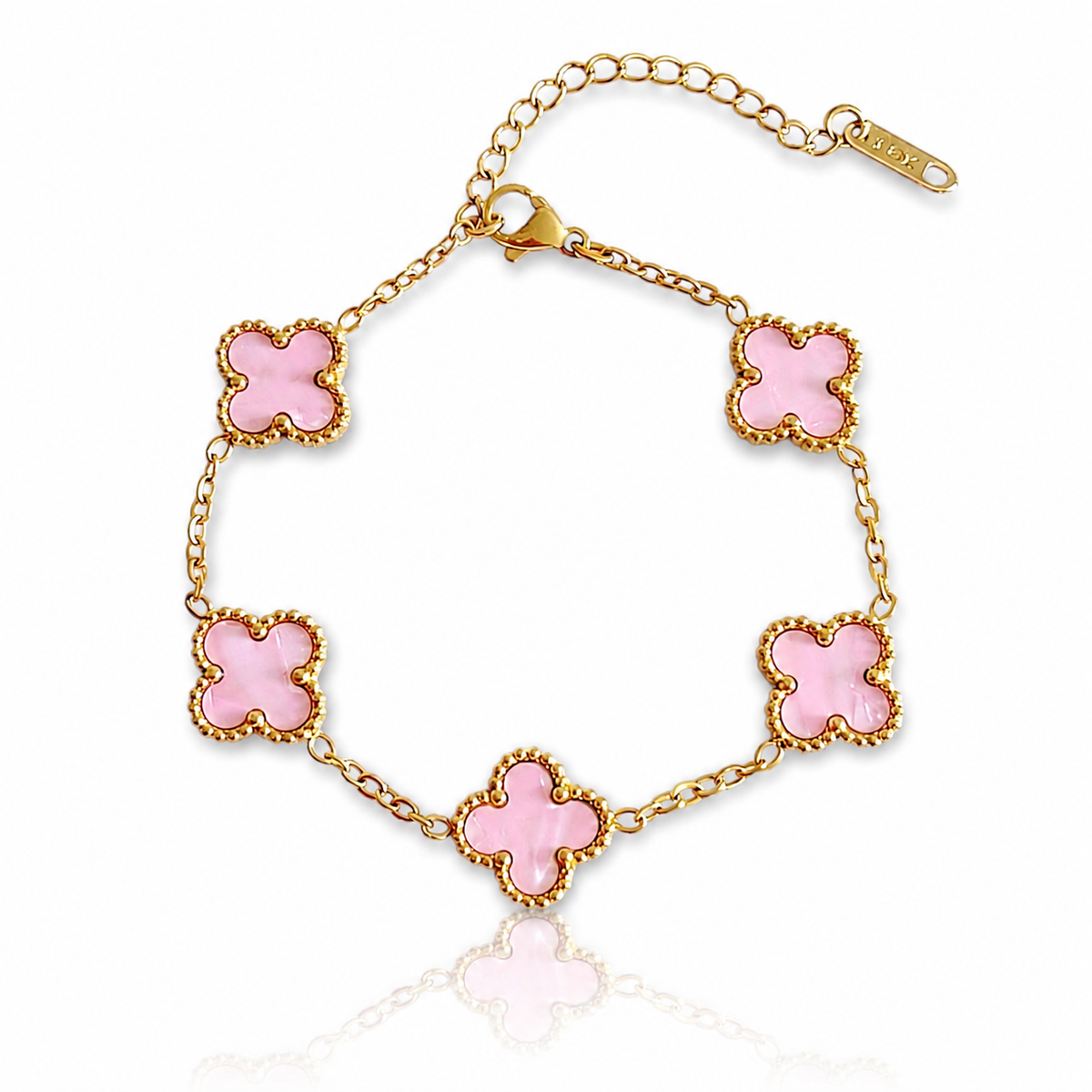 Blush Clover Bracelet